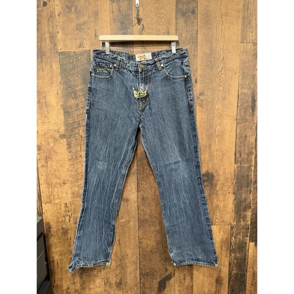 Vintage Y2K PNB Nation Medium Wash Denim Size 38x33 - Picture 2 of 8